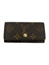 【中古】LOUIS VUITTON◆ミュルティクレ4_モノグラム・キャンバス_BRW/PVC/BRW/メンズ【服飾雑貨他】(4)