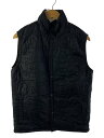 【中古】STUSSY◆ナイロンベスト/S/ナイロン/BLK【メンズウェア】