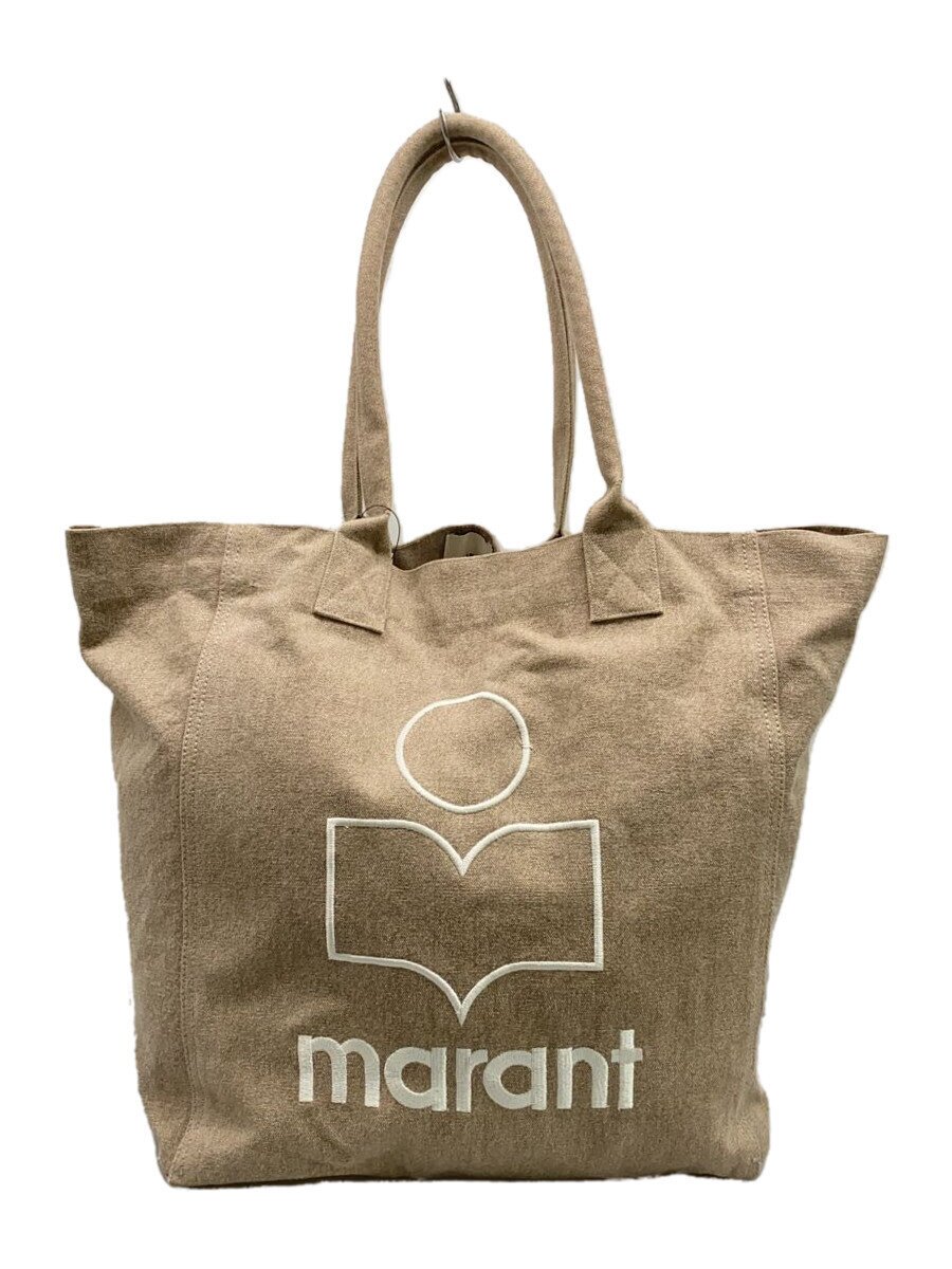 【中古】ISABEL MARANT◆トートバッグ/キャンバス/BRW/無地/YENKY/イェンキ/ロゴ刺繍【バッグ】