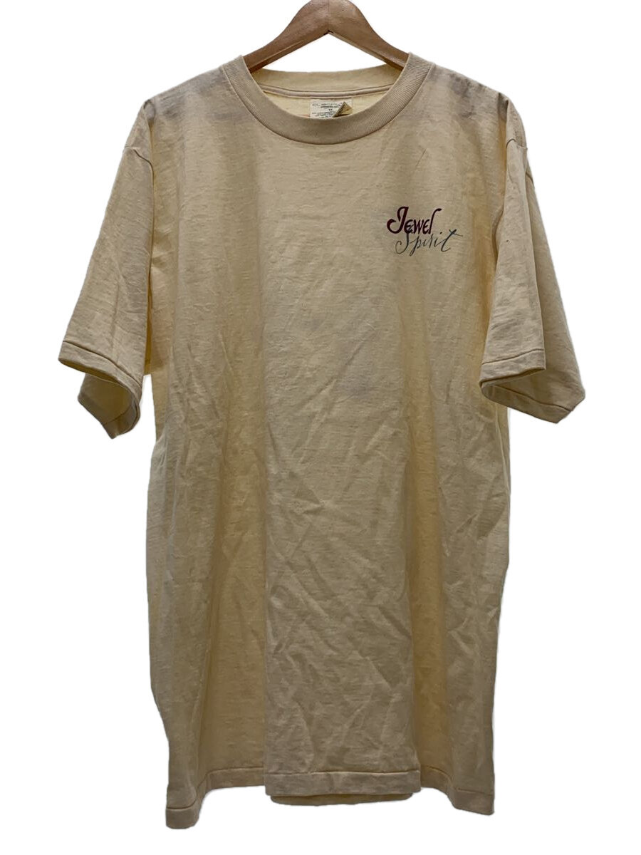【中古】ECOSPORT/Tシャツ/XL/コットン/BEG/プリント/90s/ツアーT/両面プリント/99年製【メンズウェア】