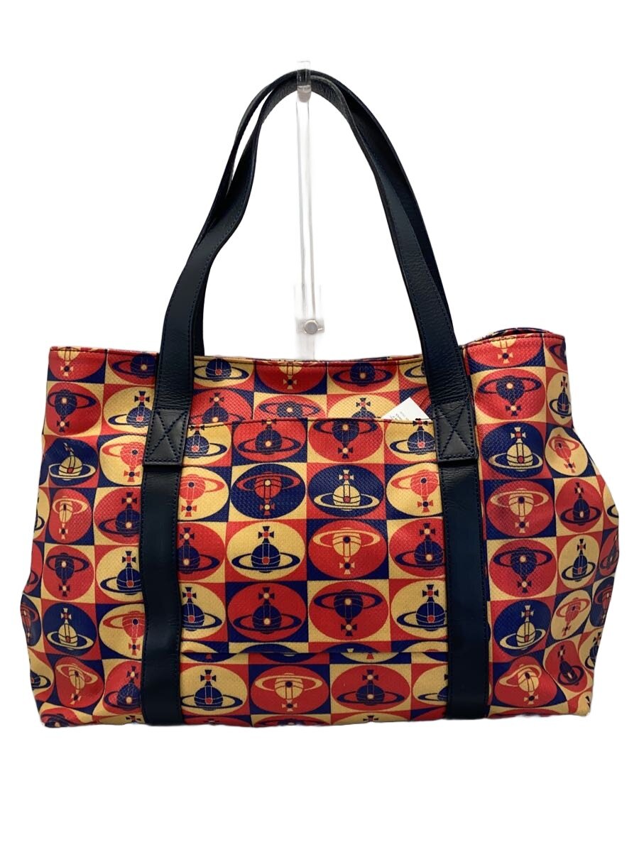 Boston Bags - 【中古】Vivienne Westwood MAN◆ボストンバッグ/--/BRW/総柄/角スレ有り【バッグ】