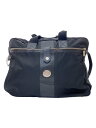 【中古】Orobianco◆2WAY/ブリーフケース/ナイロン/BLK/無地/パイピングダメージ有【バッグ】