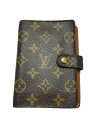 【中古】LOUIS VUITTON◆アジェンダPM_モノグラム_BRW/--/BRW/レディース【服飾雑貨他】