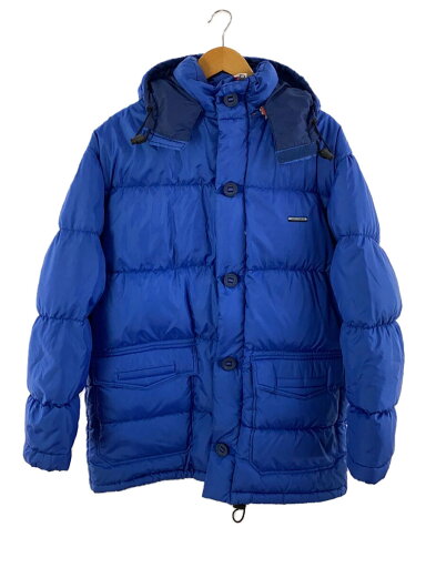 【中古】Nigel Cabourn◆フード取り外し可/ダウンジャケット/3/ポリエステル/ブルー/青/無地【メンズウェア】 【中古】Nigel Cabourn◆フード取り外し可/ダウンジャケット/3/ポリエステル/ブルー/青/無地【メンズウェア】