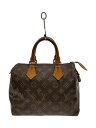 【中古】LOUIS VUITTON◆スピーディ25モノグラム・キャンバス/ミニボストンバッグ/ブラウン/M41528/旧型【バッグ】