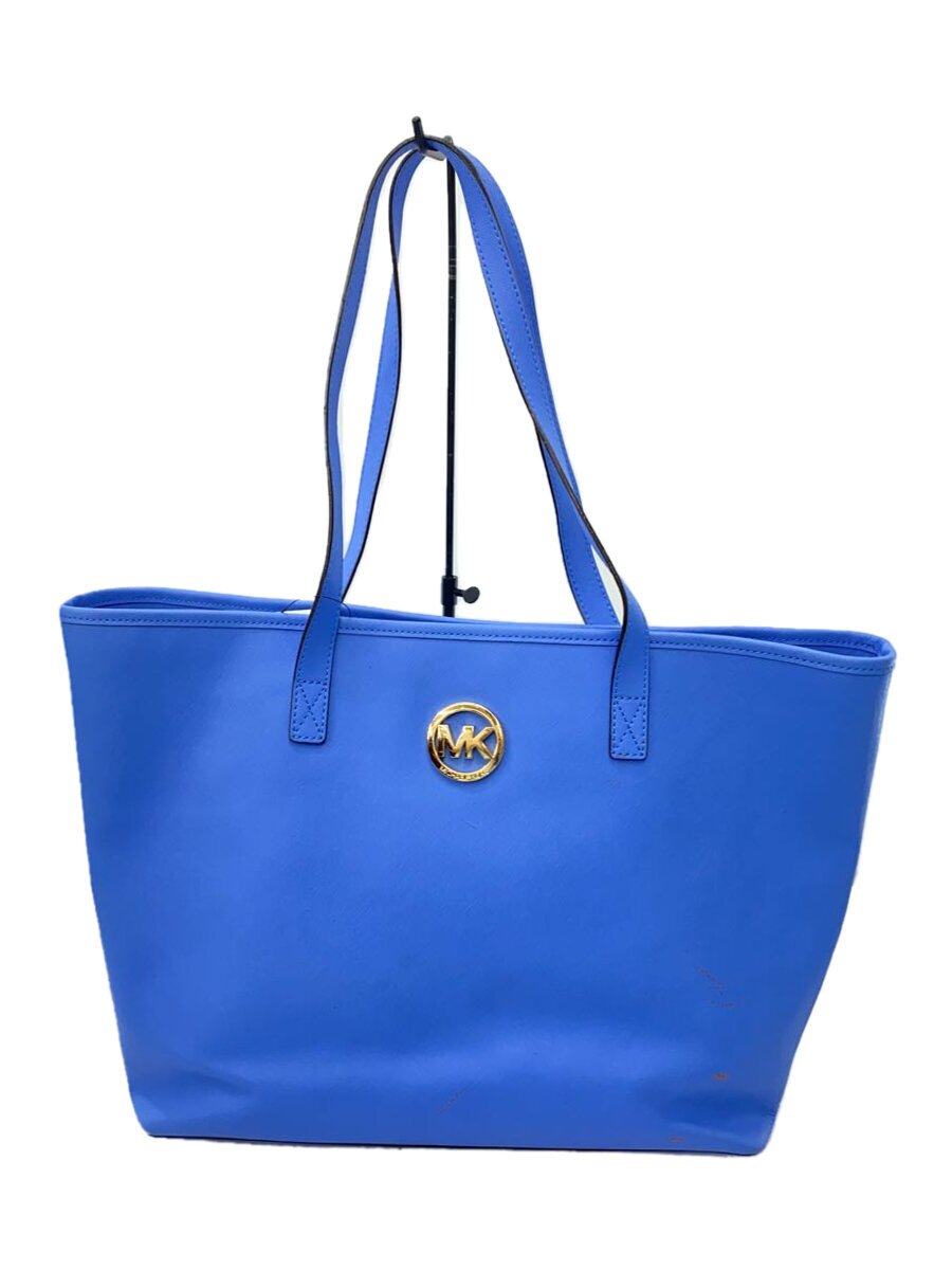 【中古】MICHAEL KORS◆バッグ/レザー/BLU/35T4GTVT6T【バッグ】
