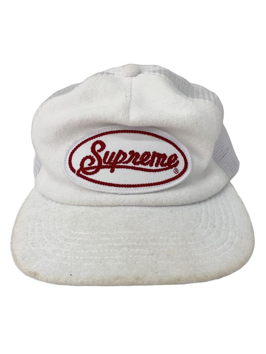 Cap - 【中古】Supreme◆キャップ/--/WHT/無地/メンズ///【服飾雑貨他】