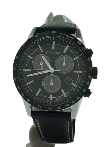 【中古】CITIZEN◆ソーラー腕時計/アナログ/--/BLK/BLK/E820-S122643【服飾雑貨他】 【中古】CITIZEN◆ソーラー腕時計/アナログ/--/BLK/BLK/E820-S122643【服飾雑貨他】