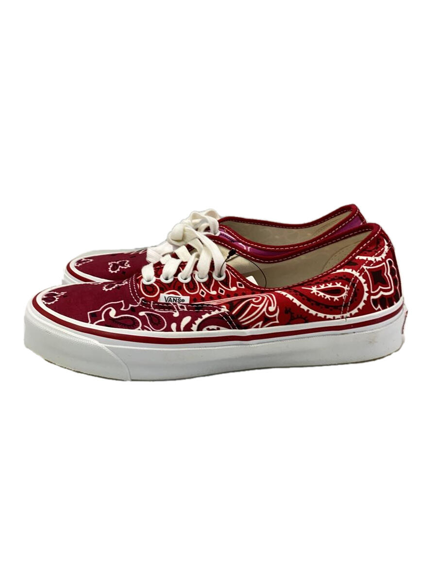 楽天2nd STREET 楽天市場店【中古】VANS◆BEDWIN & THEHEARTBREAK/ペイズリー/ローカットスニーカー/27cm/RED【シューズ】