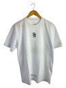 【中古】TAKAHIROMIYASHITA TheSoloist.◆別注/S/S Cotton Tee/I AM THE PADRESTシャツ/L/コットン/WHT【メンズウェア】