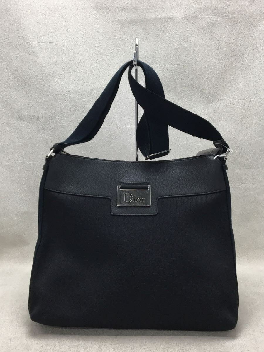 【中古】Christian Dior◆ショルダーバッグ/--/BLK/総柄【バッグ】