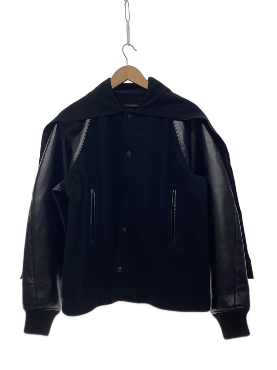 TAKESHI KOSAKA by Y’s Pink Label◆スタジャン/--/ウール/BLK/無地