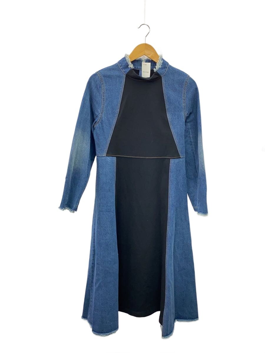 【中古】Mia Asterism◆denim switching one piece/長