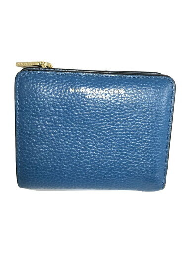 【中古】MARC JACOBS◆2つ折り財布/レザー/BLU/レディース//【服飾雑貨他】 【中古】MARC JACOBS◆2つ折り財布/レザー/BLU/レディース//【服飾雑貨他】