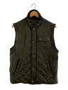 【中古】POLO RALPH LAUREN◆キルティングベスト/S/ナイロン/KHK【メンズウェア】