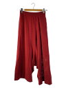 【中古】Y’s◆サルエルパンツ/2/ウール/RED/YM-K63-145【レディースウェア】