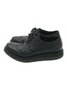 【中古】PRADA◆ドレスシューズ/UK8/BLK/レザー/2eg116【シューズ】