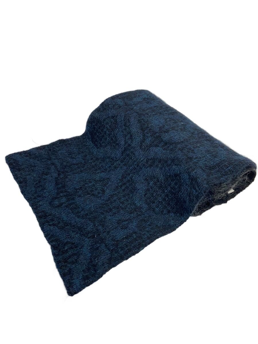 【中古】DRIES VAN NOTEN◆マフラー/ウール/GRY/メンズ【服飾雑貨他】
