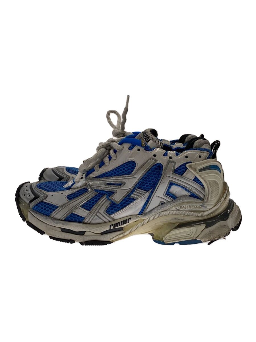 Rakuten - 【中古】BALENCIAGA◆RUNNER/ランナー/ローカットスニーカー/26cm/BLU/レザー//【シューズ】