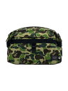 【中古】A BATHING APE◆ウエストバッグ/--/GRN/カモフラ/001GDH831904M【バッグ】