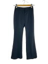 【中古】SNIDEL◆24年/美脚ストレッチパンツ/0/ポリエステル/BLK/無地/SWFP249002【レディースウェア】