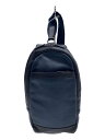 【中古】COACH◆カムデンレザー_スリングバッグ/ウエストバッグ/レザー/NVY/F71344【バッグ】
