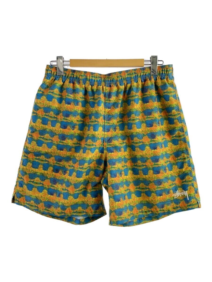 【中古】STUSSY◆ショートパンツ/L/ポリエステル/マルチカラー/113126【メンズウェア】