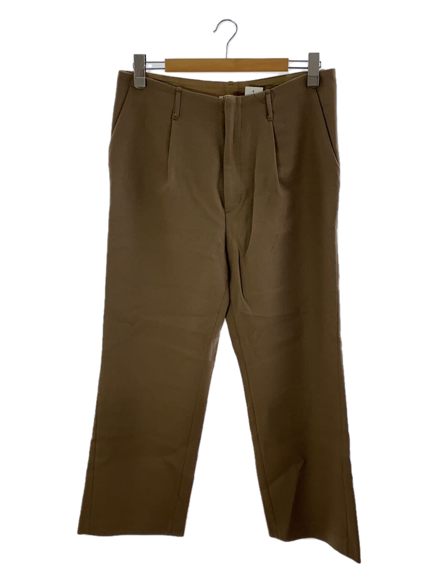 【中古】AURALEE◆19AW/LIGHT MELTON WIDE SLACKS/4/ウール/BEG/A9AP03LM【メンズウェア】