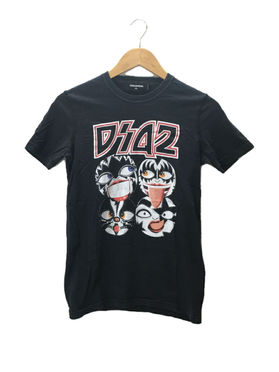 【中古】DSQUARED2◆KISS/Tシャツ/XS/コ