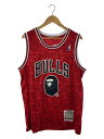 【中古】mitchell&ness◆タンクトップ/L/--/RED//【メンズウェア】