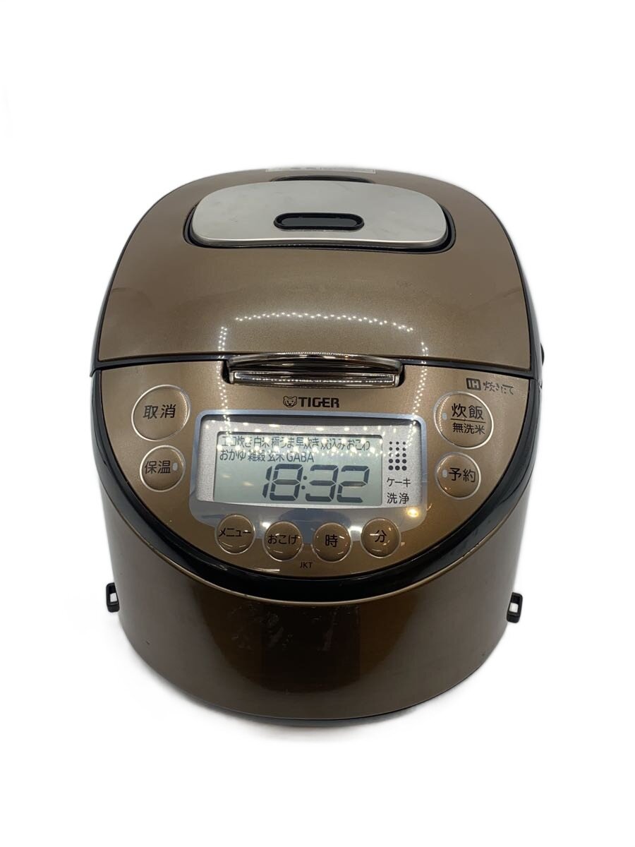 IH電飯鍋8合 - 【中古】TIGER◆炊飯器 JKT-P100TK【家電・ビジュアル・オーディオ】