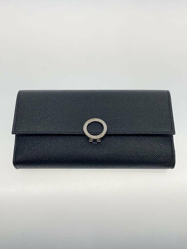 【中古】BVLGARI◆長財布/レザー/BLK/無地/メンズ/30416【服飾雑貨他】 【中古】BVLGARI◆長財布/レザー/BLK/無地/メンズ/30416【服飾雑貨他】