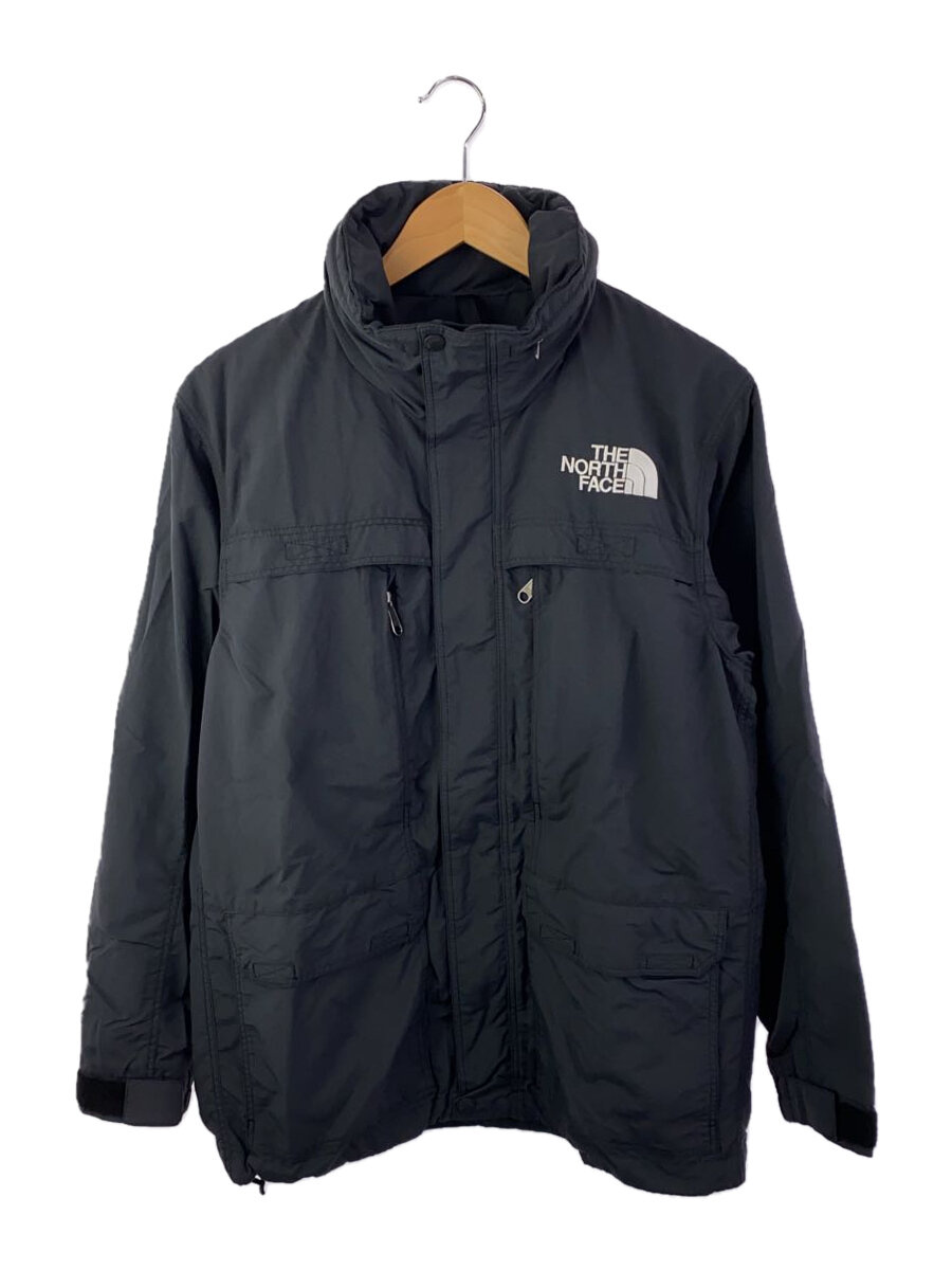 【中古】THE NORTH FACE◆FRONTIERS PARKA_フロンティアーズパーカ/S/ナイロン/BLK【メンズウェア】