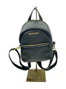 【中古】MICHAEL KORS◆リュック/レザー/BLK/IM-2002【バッグ】