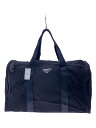 【中古】PRADA◆ボストンバッグ/--/BLK【バッグ】