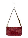【中古】LOUIS VUITTON◆ポシェット・アクセソワール_モノグラム・ヴェルニ_RED/エナメル/RED【バッグ】