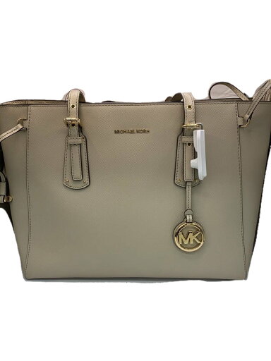 【中古】MICHAEL KORS◆トートバッグ/レーヨン/BEG/30H7GV6T8L【バッグ】 【中古】MICHAEL KORS◆トートバッグ/レーヨン/BEG/30H7GV6T8L【バッグ】