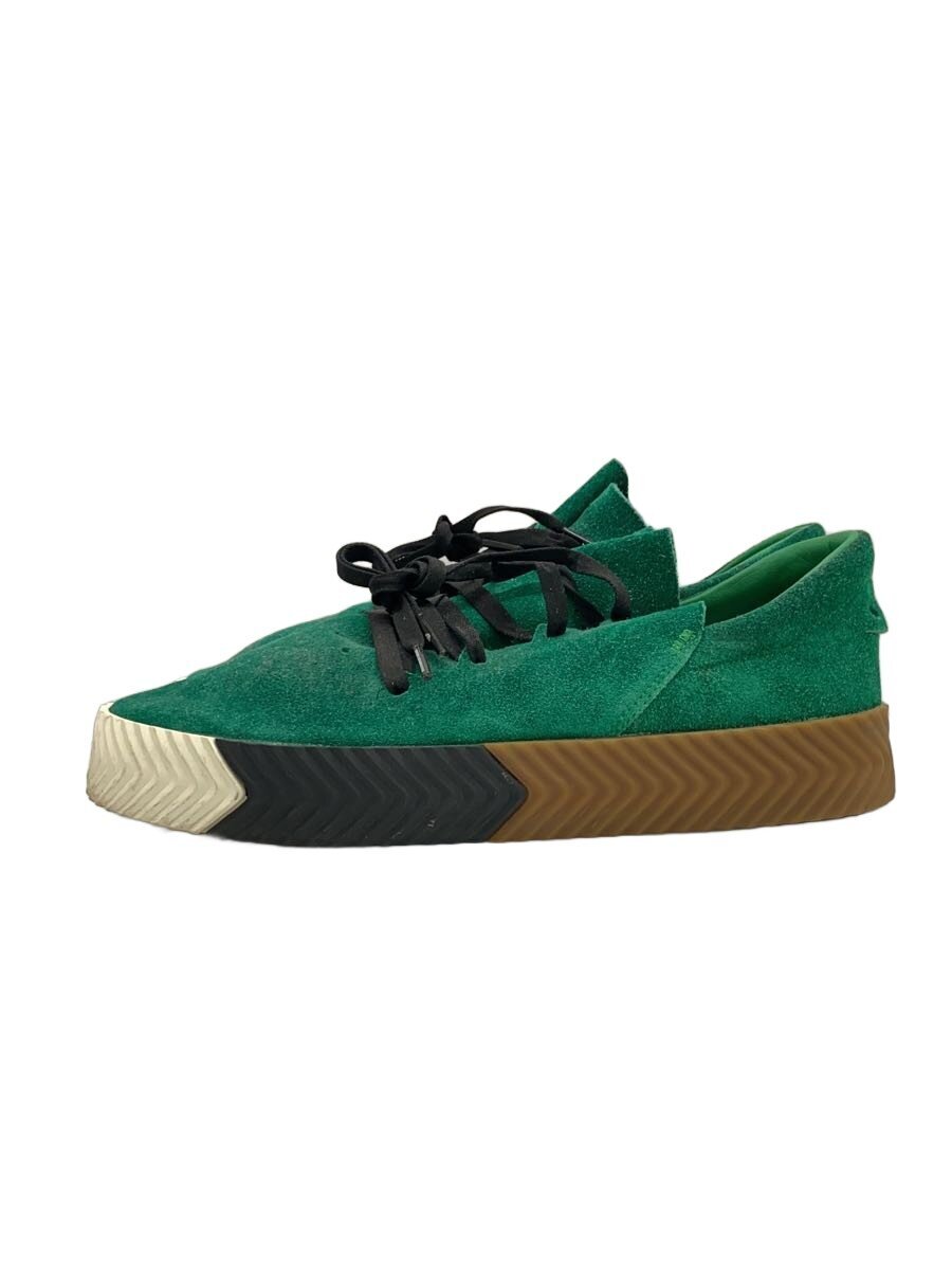 【中古】adidas◆AW SKATE/アレキサンダーワンスケーター/28.5cm/GRN/スウェード【シューズ】