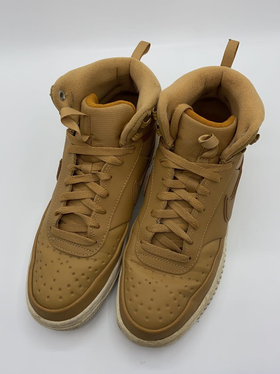 【中古】NIKE◆COURT VISION MID WNTR_コート ビジョン MID WNTR/26cm/CML【シューズ】