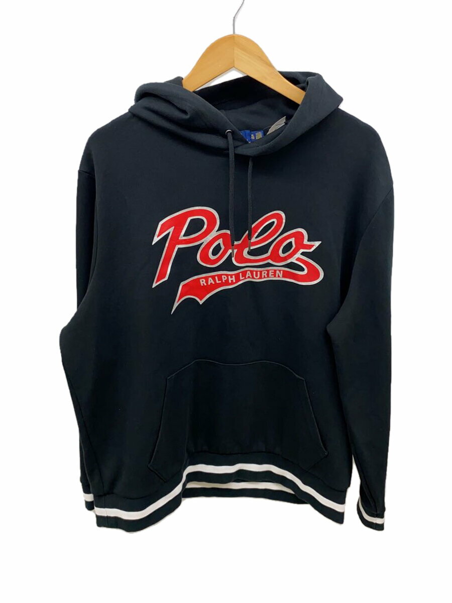 【中古】POLO RALPH LAUREN◆パーカー/XL/ポリエステル/BLK/0919【メンズウェア】