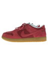 【中古】NIKE SB◆DUNK LOW PRO PRM/ADOBE/ローカットスニーカー/29cm/RED/DV5429-600【シューズ】