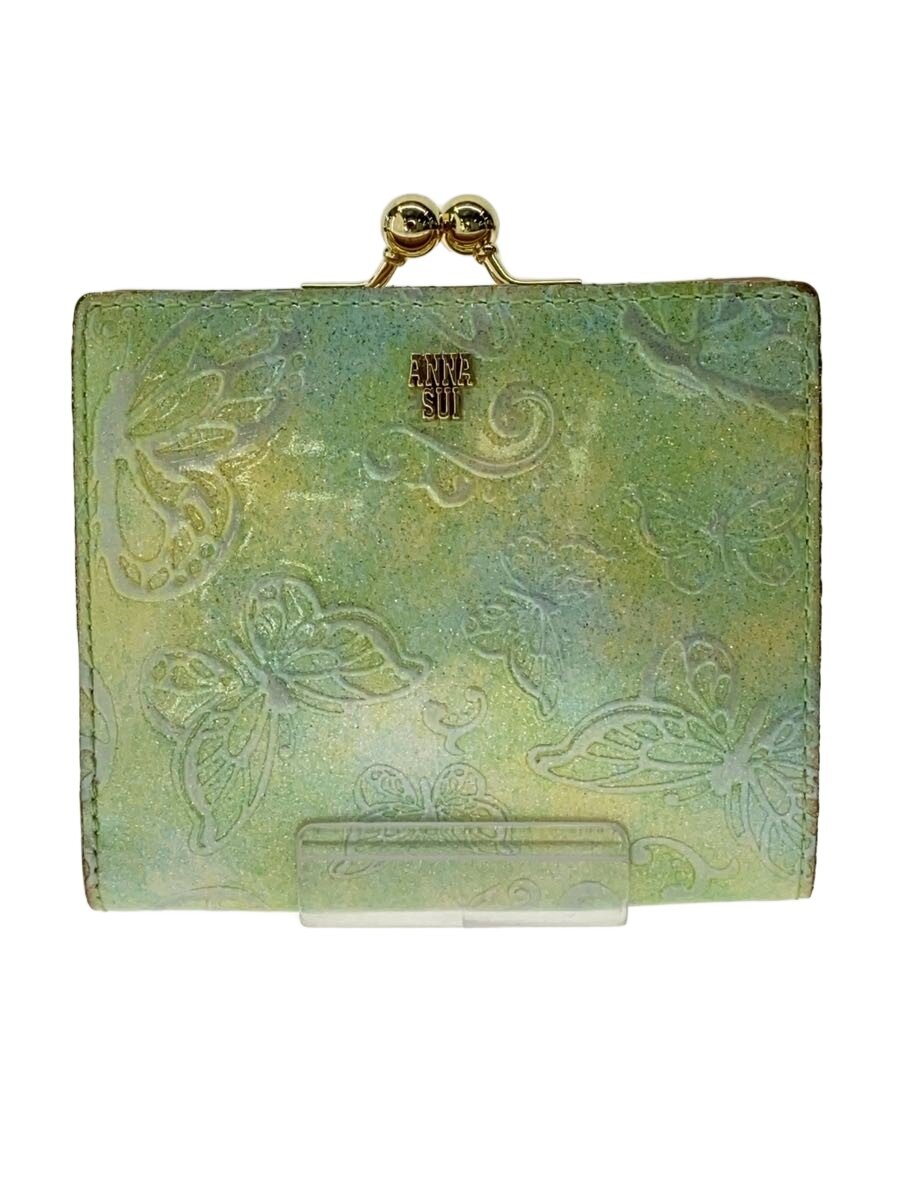 【中古】ANNA SUI◆財布/エナメル/GRN/レディース//【服飾雑貨他】