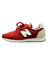 【中古】NEW BALANCE◆ローカットスニーカー/23.5cm/RED/WL220RR/ニューバランス【シューズ】