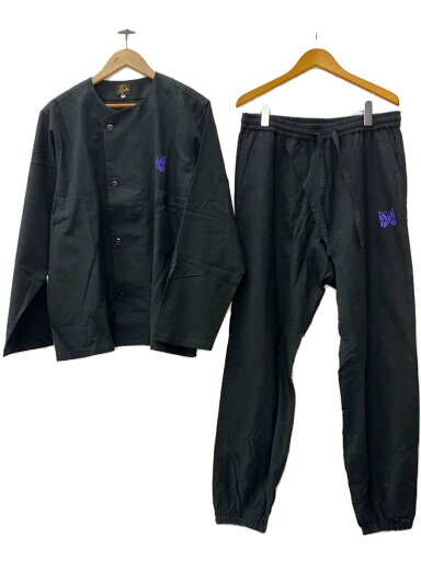 【中古】Needles◆セットアップ/M/コットン/BLK//【メンズウェア】 【中古】Needles◆セットアップ/M/コットン/BLK//【メンズウェア】