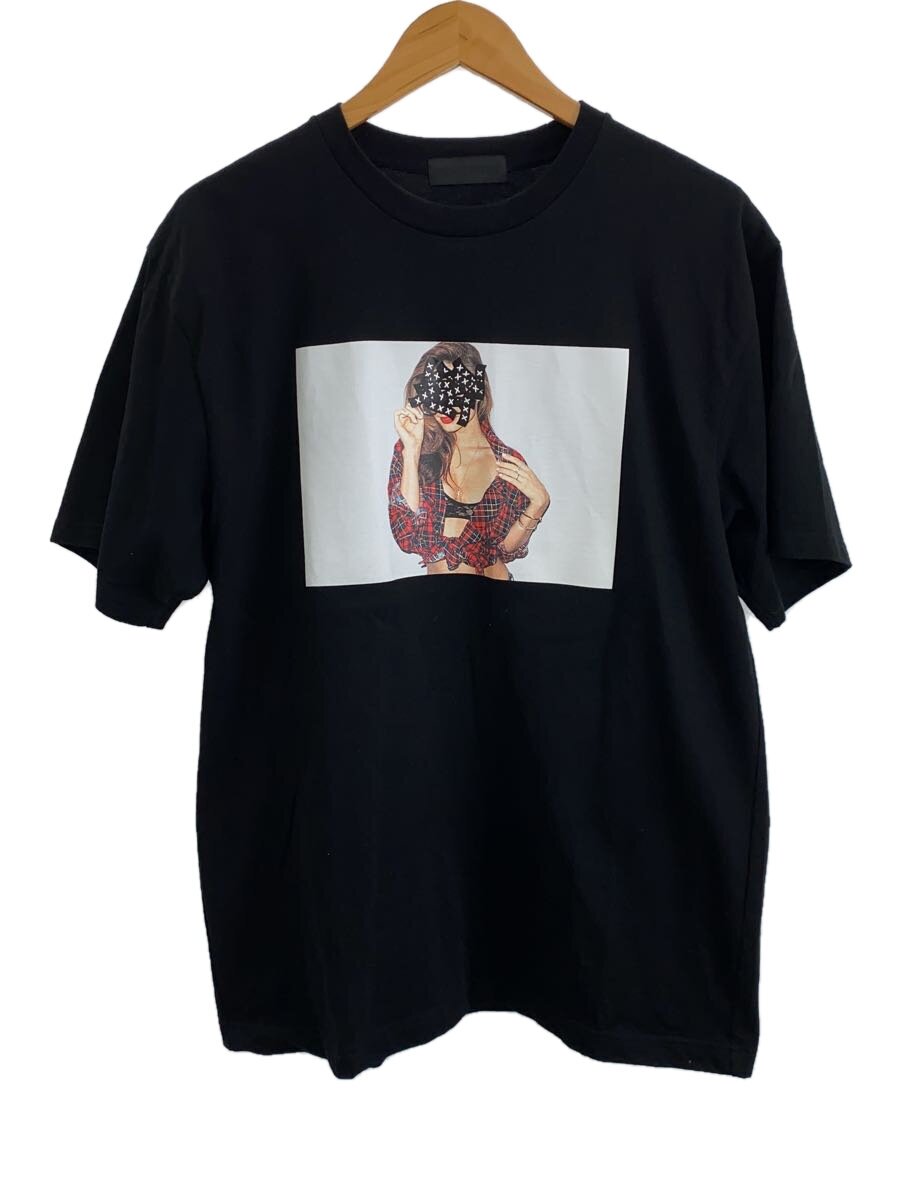 【中古】GOD SELECTION XXX◆Tシャツ/L/コットン/BLK/プリント【メンズウェア】