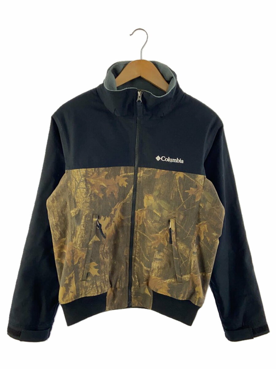 【中古】Columbia◆ジャケット_PM3754/S/ポリエステル/BLK/カモフラ/ロマビスタスタドネックジャケット【メンズウェア】