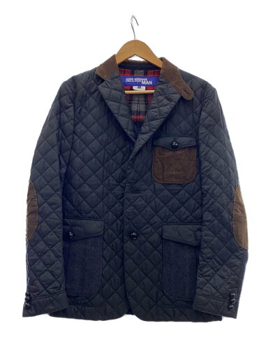 【中古】JUNYA WATANABE COMME des GARCONS MAN◆テーラードジャケット/S/ナイロン/ブラック/WN-J007【メンズウェア】 【中古】JUNYA WATANABE COMME des GARCONS MAN◆テーラードジャケット/S/ナイロン/ブラック/WN-J007【メンズウェア】