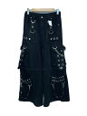 【中古】REFLEM◆ボトム/FREE/コットン/BLK/無地/4041600700【メンズウェア】