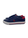 【中古】POLO RALPH LAUREN◆ローカットスニーカー/24.5cm/NVY/J809-1119【シューズ】(4)