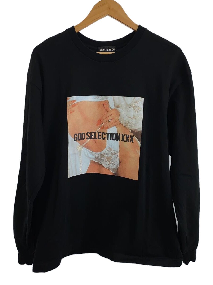 【中古】GOD SELECTION XXX◆長袖Tシャツ/L/コットン/BLK/GX-A23-LT-05【メンズウェア】